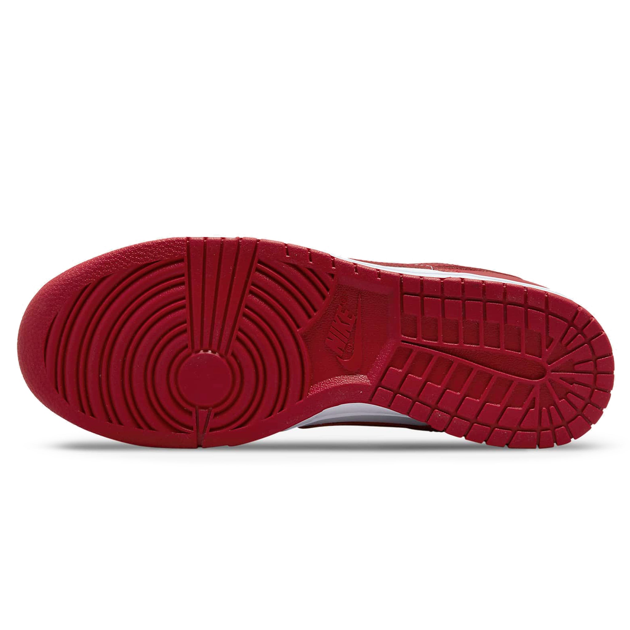 Sole view of Nike Dunk Low USC DD1391-602